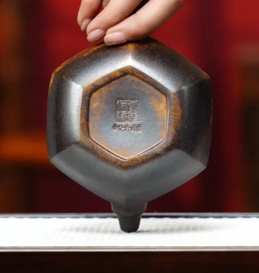 Wood-fired Bamboo-Knot Design Zisha Teapot