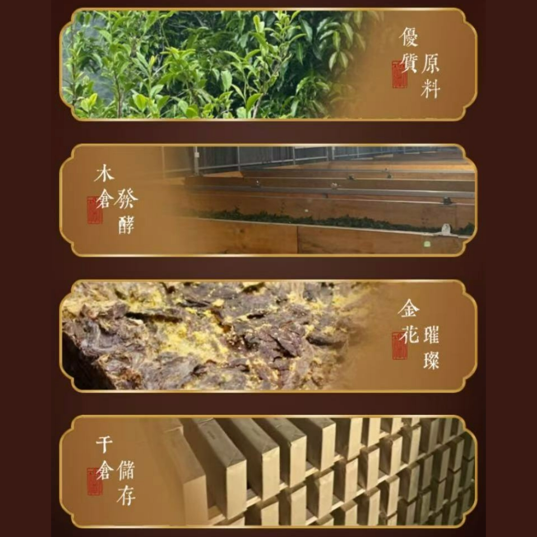 Shaanxi Gold Flower Black Tea-- Fu cha 500g