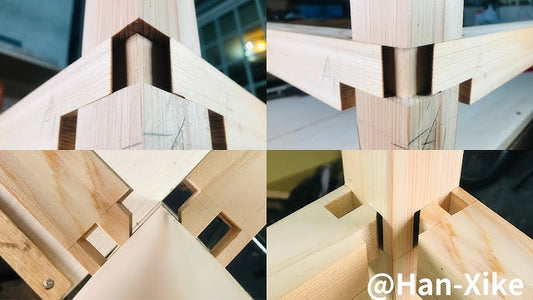 Chinese woodworking craftsmanship---- Mortise and tenon joints (sǔn mǎo)