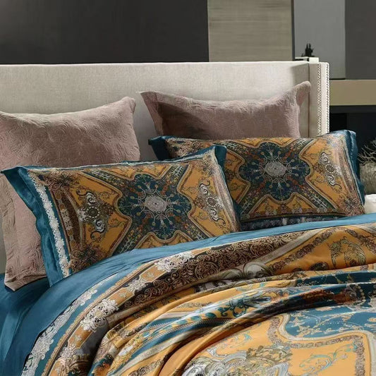 Imperial Opulence Mulberry Silk Bedding Set ---  Double size 4 pieces