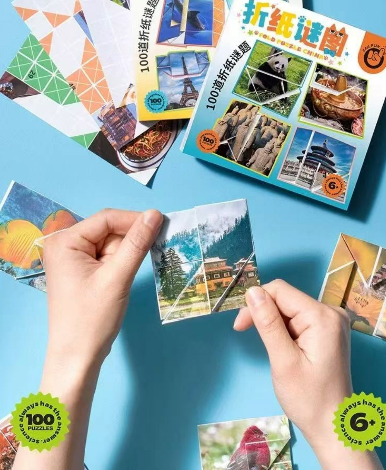 100 papers origami puzzles