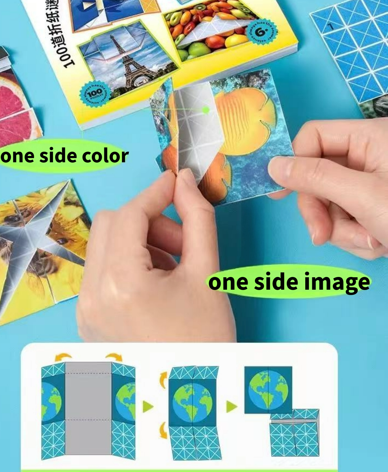 100 papers origami puzzles