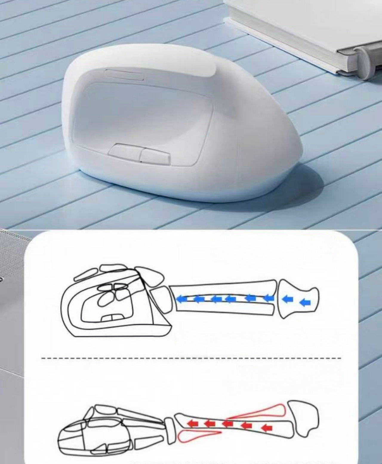 Ergonomic Bluetooth Mouse