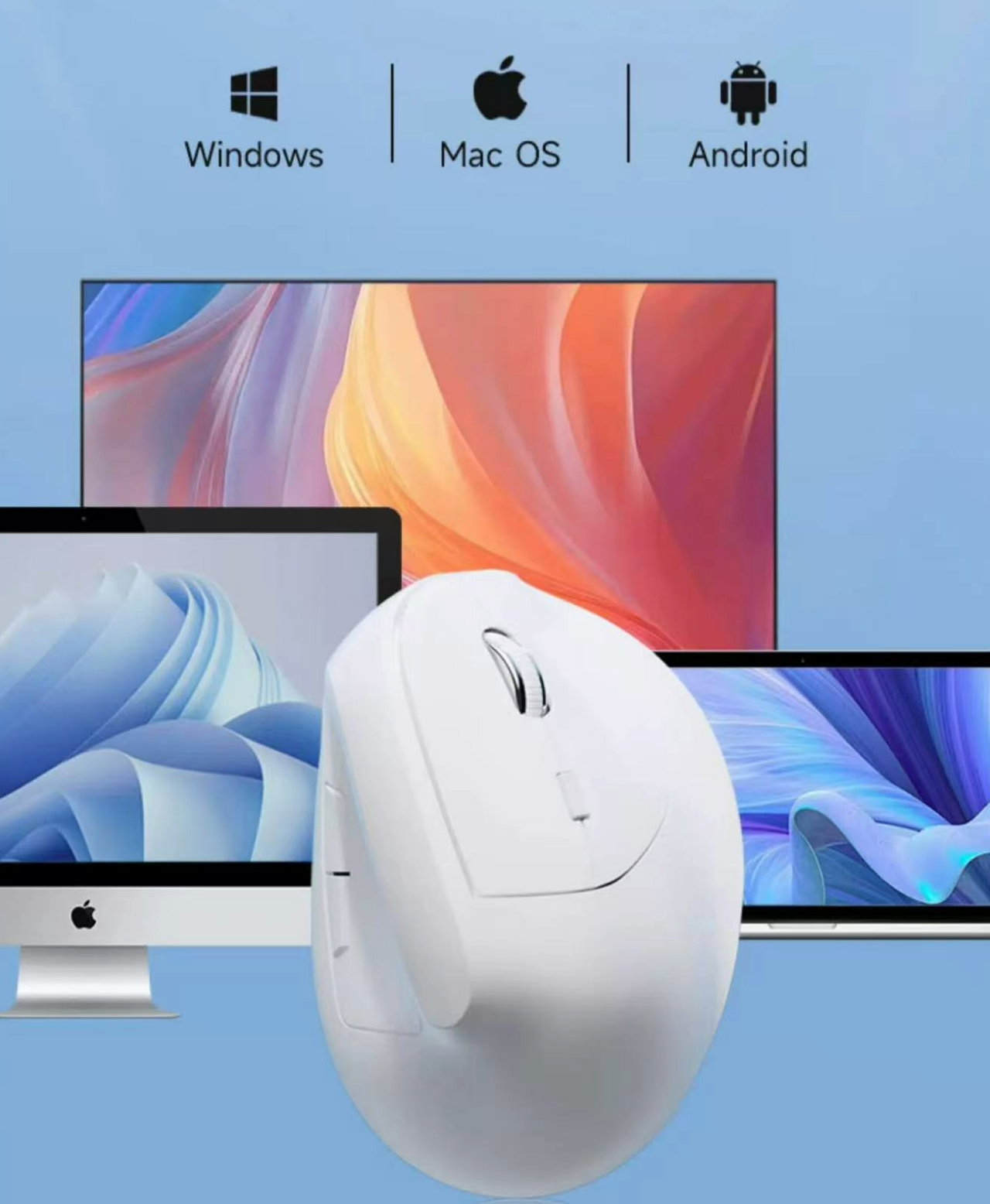 Ergonomic Bluetooth Mouse