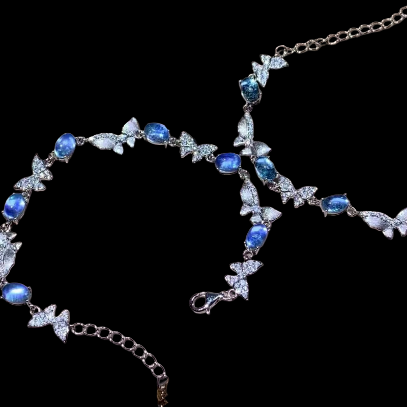 Aquamarine Bracelet and Pendant Set