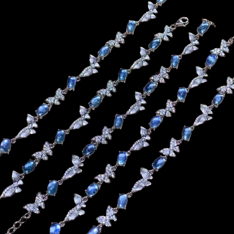 Aquamarine Bracelet and Pendant Set