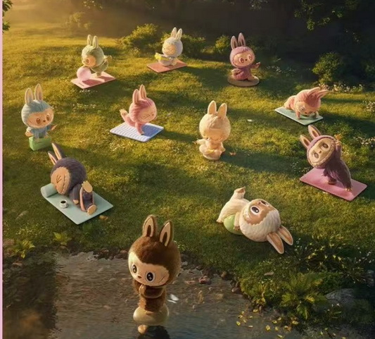 POPMART blind box--  LABUBU Lazy Yoga