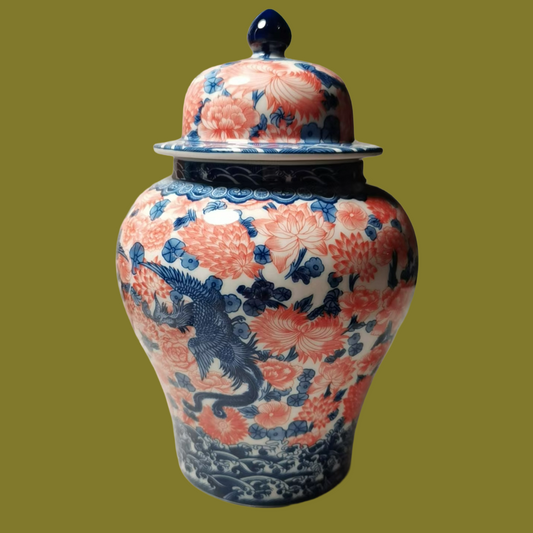 Hand-painted tea canisters