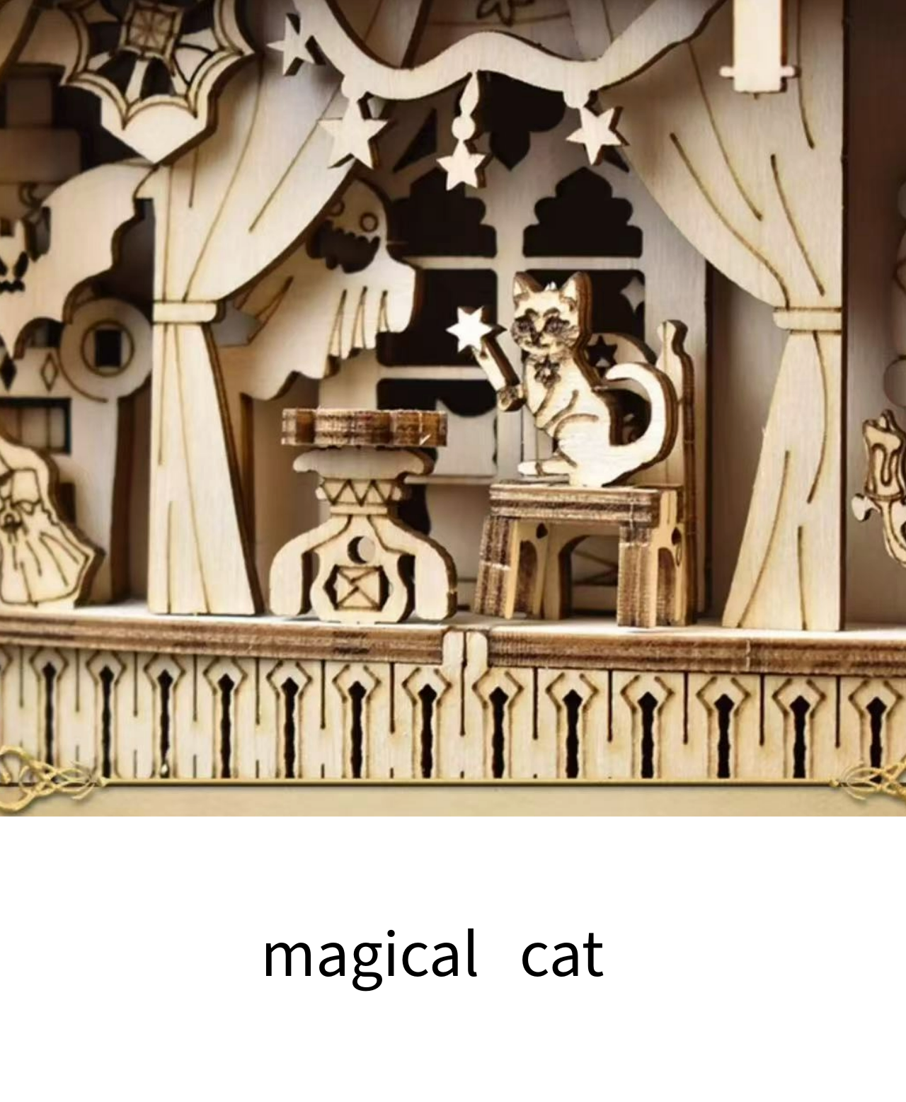 3D puzzle magic book (with storage)