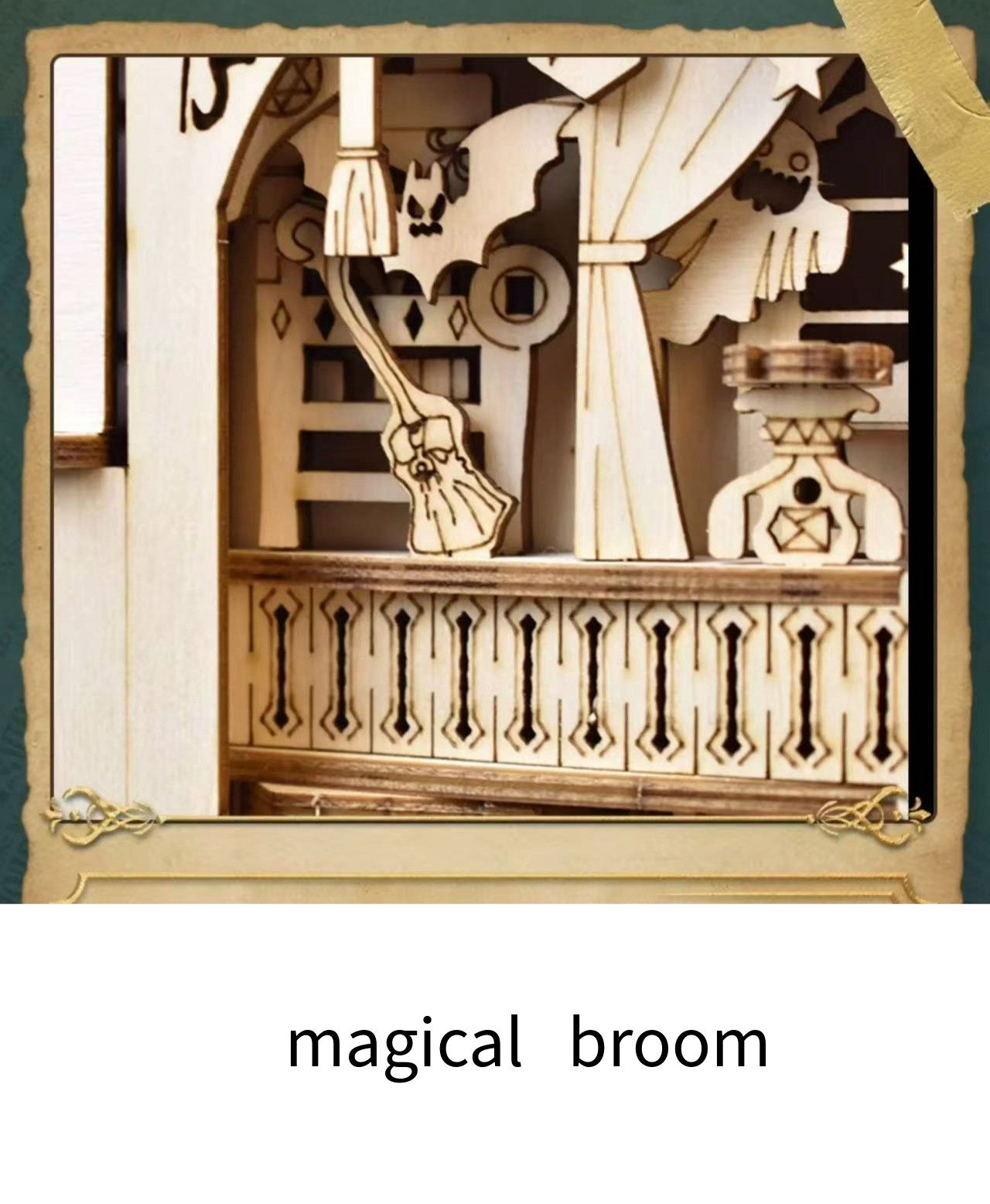 3D puzzle magic book (with storage)