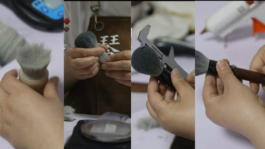 High-end makeup brush set - 8 pieces of sandalwood